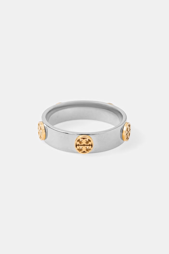 Tory Burch pierścionek damski ze stali nierdzewnej Icon srebrny 181932