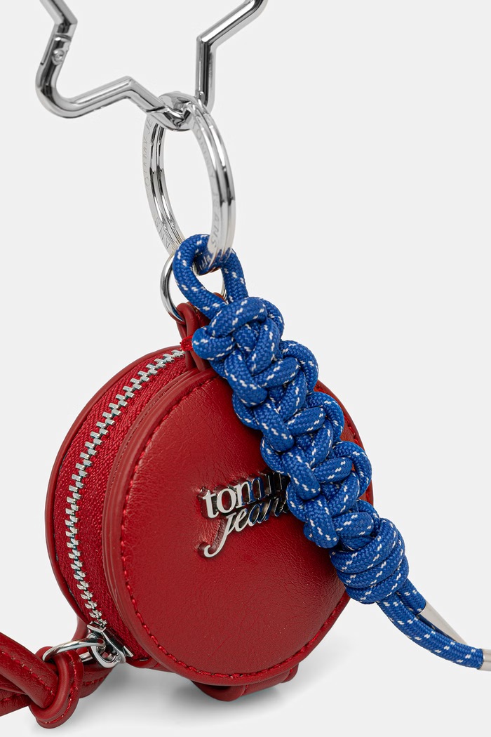Tommy Jeans brelok damski AW0AW18793 czerwony AW26