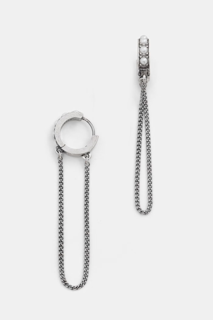 AllSaints kolczyki damskie srebrny 37585220SLV127