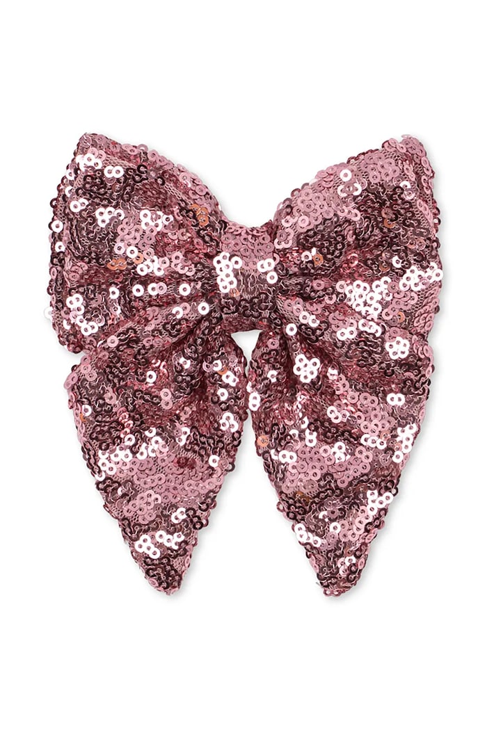 Konges Sløjd Spinka do włosów dziecięca TINDRA SEQUIN BOW HAIR CLIP KS106622.9BY2 różowy AW26