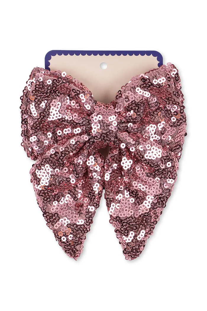 Spinka do włosów dziecięca TINDRA SEQUIN BOW HAIR CLIP Konges Sløjd KS106622.9BY2 różowy