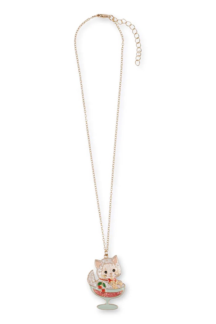 Konges Sløjd Naszyjnik z zawieszką dziecięcy CHEERS NECKLACE KS106408.9BY2 złoty AW26