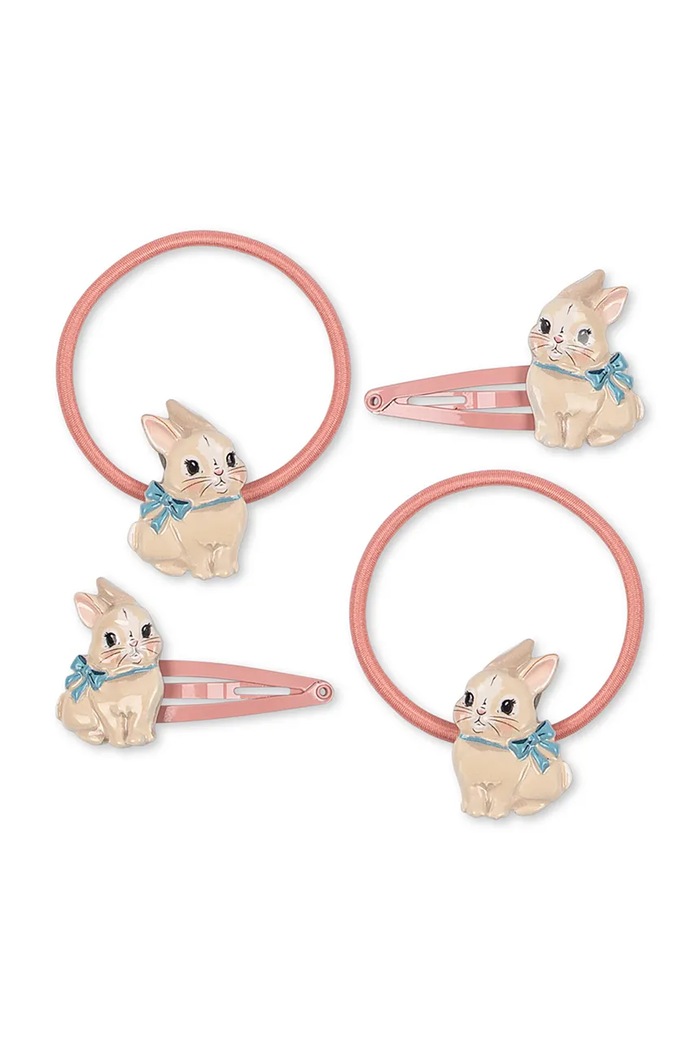 Konges Sløjd Spinka i gumka do włosów dziecięca BUNNY HAIR ACCESSORIES KS106402.9BY2 multicolor AW26