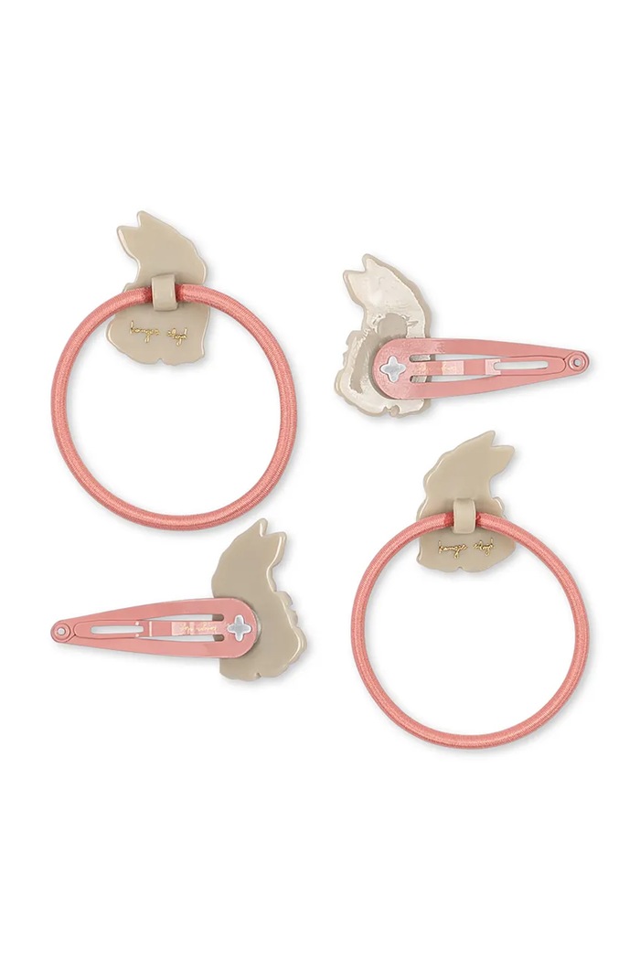 Dziewczynka Konges Sløjd Spinka i gumka do włosów dziecięca BUNNY HAIR ACCESSORIES KS106402.9BY2 multicolor