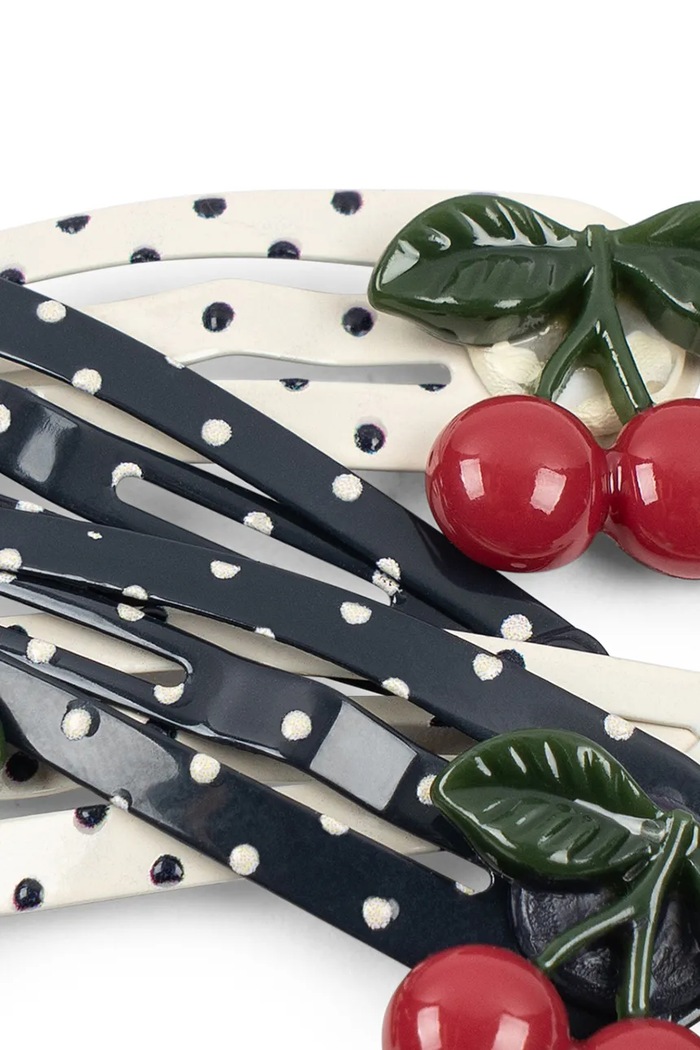 Spinki do włosów dziecięce 4 PACK CHERRY DOT HAIR CLIP 4-pack Konges Sløjd KS106356.9BY2 multicolor