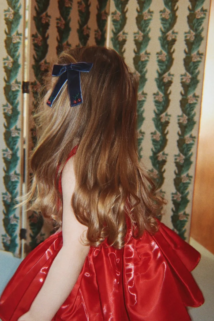 Konges Sløjd Spinki do włosów dziecięce 2 PACK JULIETTE BOW HAIR CLIP KS106345.9BY2