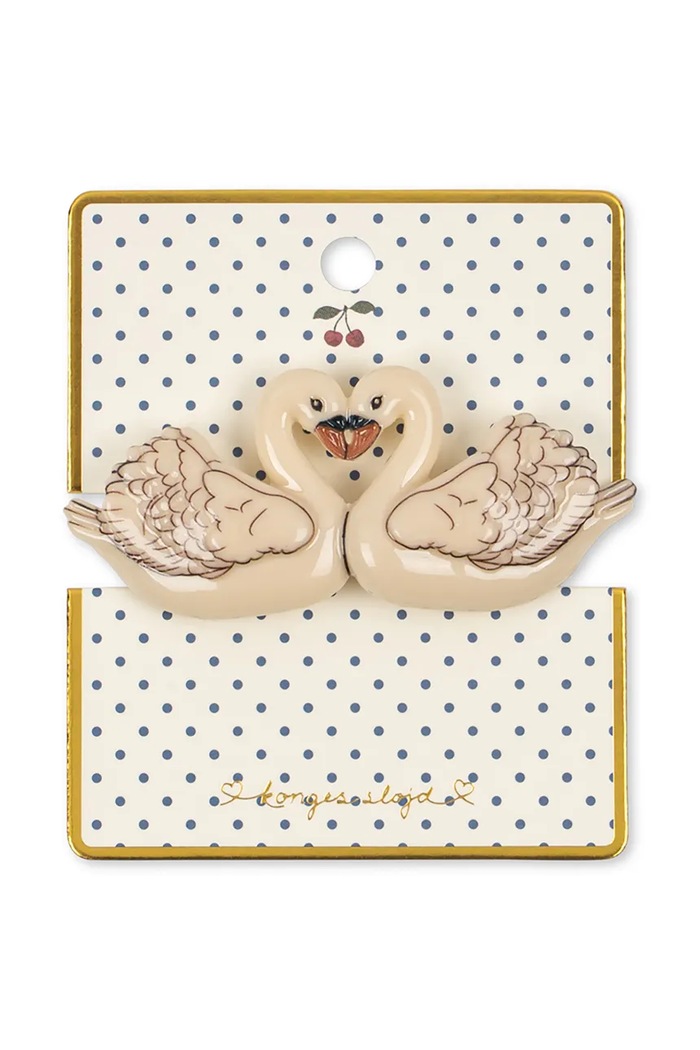 Konges Sløjd Ac de păr pentru copii SWAN BIG HAIR CLIP bej KS106272.9BY2