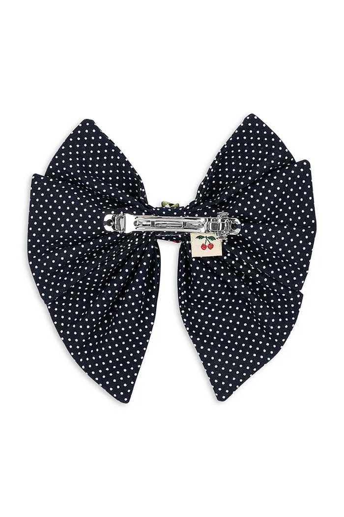 Ukosnice za kosu za djecu ROSE ROUGE BOW HAIR CLIP Konges Sløjd KS106221.9BY2 mornarsko plava