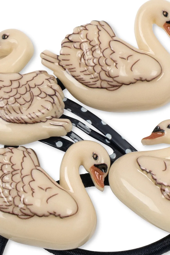 Konges Sløjd Spinka i gumka do włosów dziecięca 2-pack KS105868.9BY2 granatowy AW26