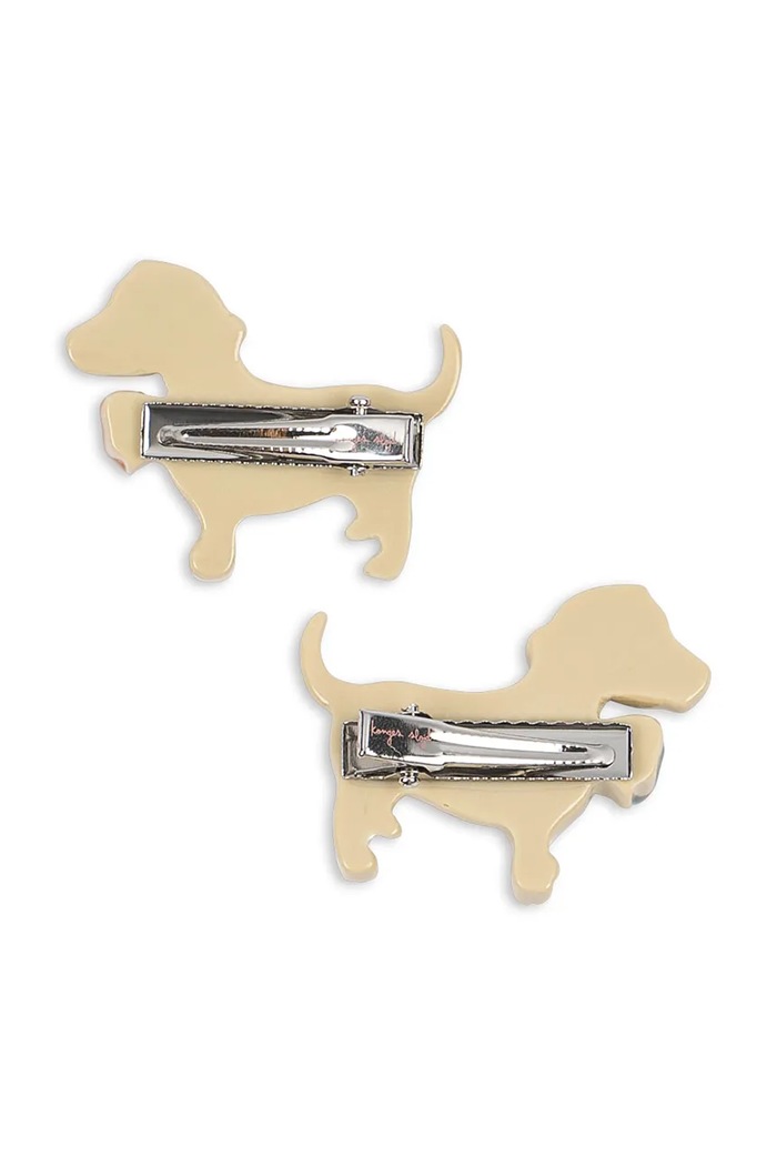 Djevojčice Konges Sløjd Ukosnice za kosu za žene 2 PACK PUPPY HAIR CLIP 2-pack KS105851.9BY2 bež