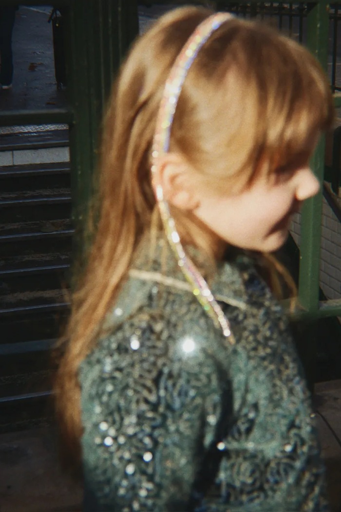Konges Sløjd Traka za kosu za djecu SPARKLY RAINBOW HAIRBRACE KS106245.9BY2