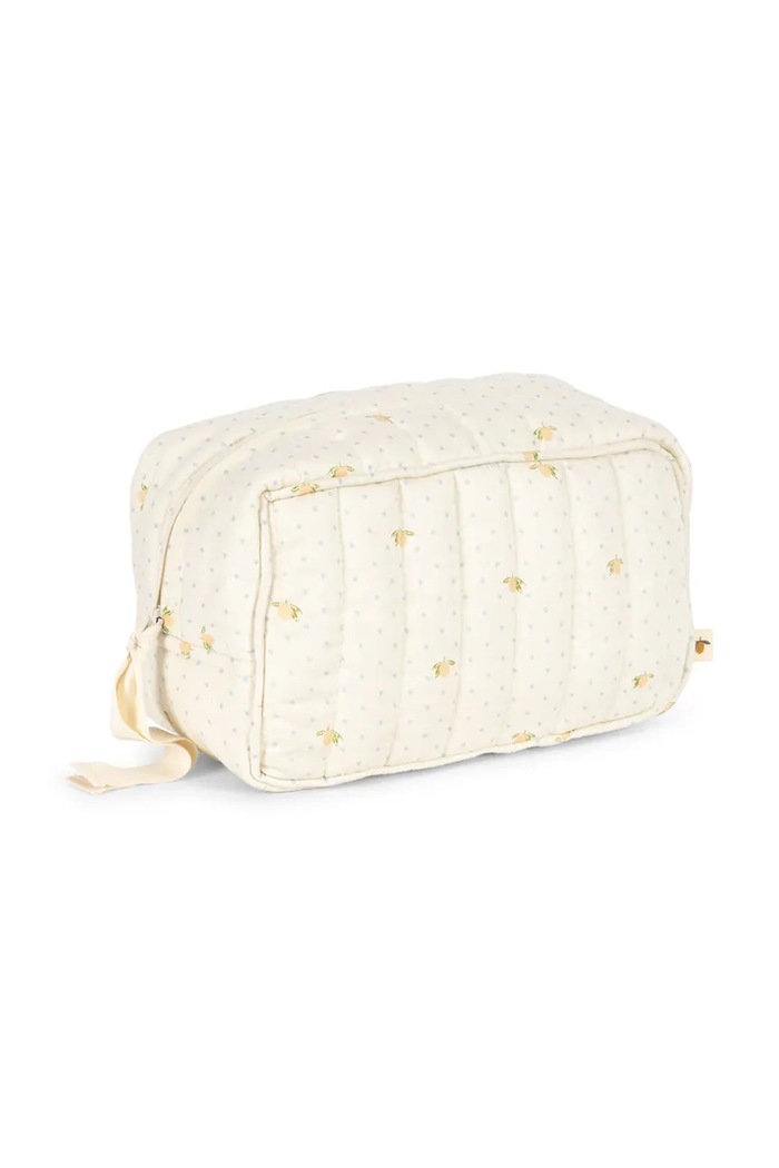 Konges Sløjd Νεσεσέρ παιδικό βαμβακερό SMALL TOILETRY BAG KS106232.9BY2 μπεζ AW26
