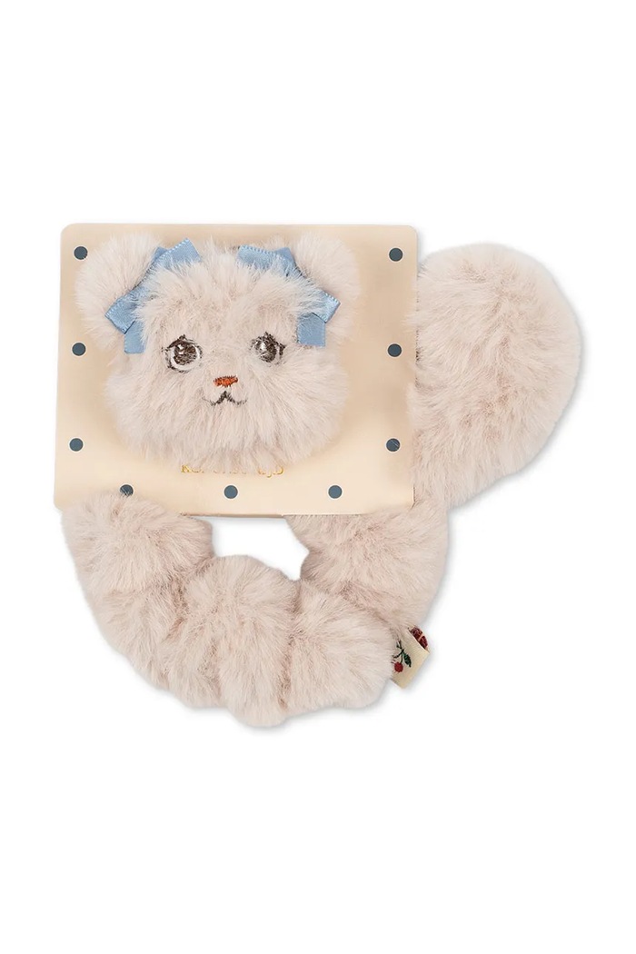 Konges Sløjd Gumica za djecu KITTY FURRY HAIR ELASTIC KS106080.9BY2 bež AW26