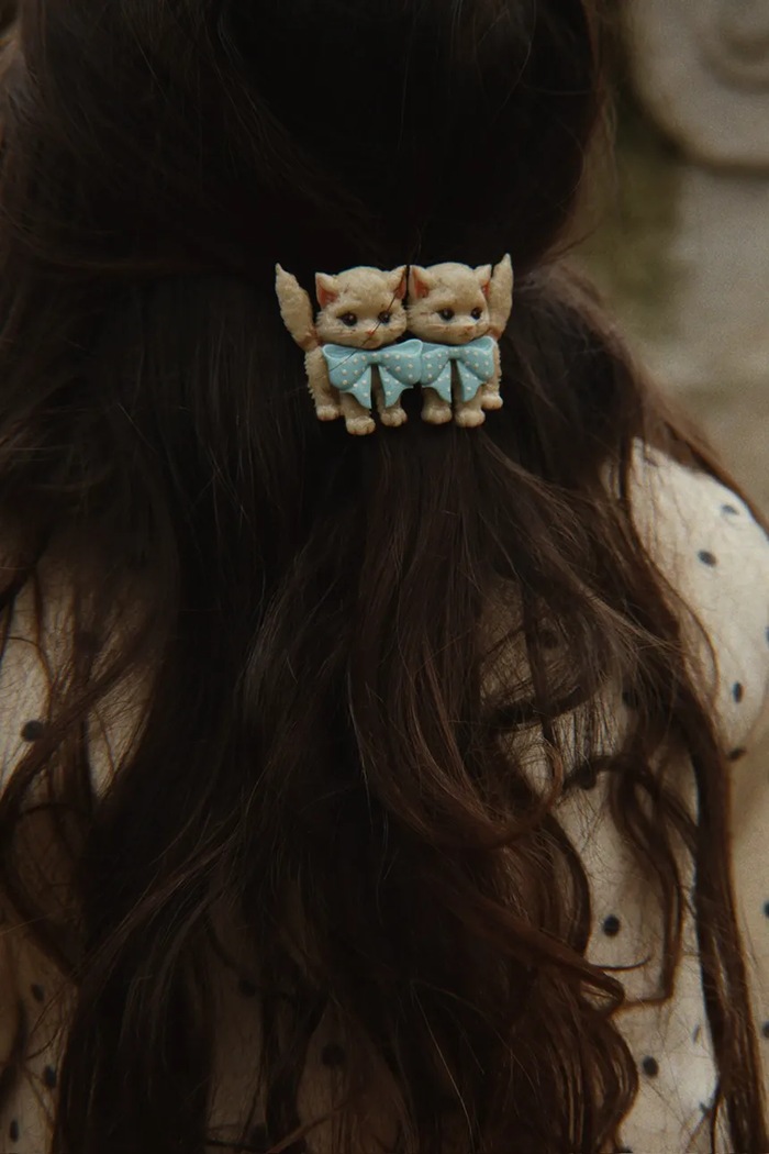 Konges Sløjd Ukosnica za kosu za djecu KITTY BIG HAIR CLIP KS106076.9BY2