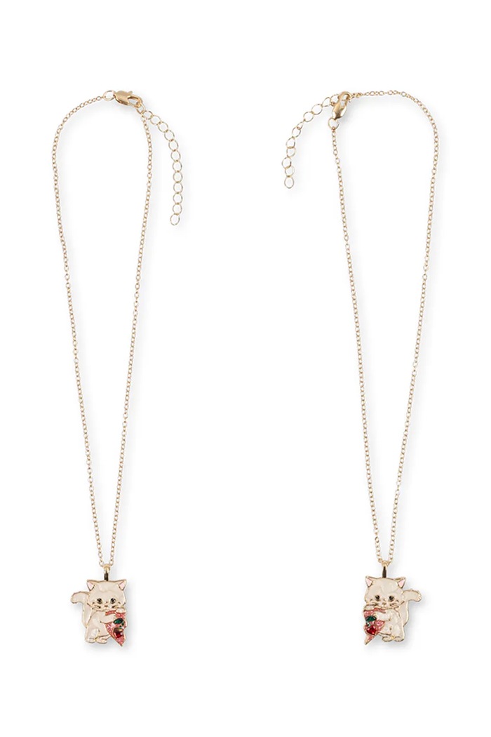 Konges Sløjd Komplet ogrlica KITTY BESTIE NECKLACE 2-pack KS106075.9BY2 bež AW26