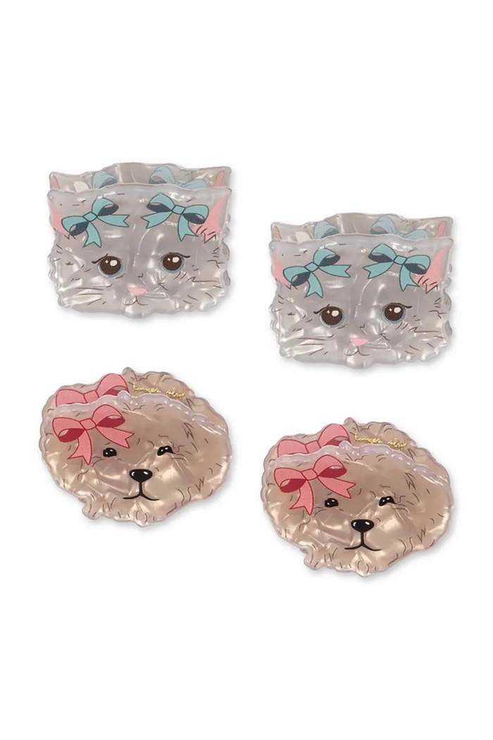 Konges Sløjd Ukosnice za kosu za djecu 4 PACK SMALL HAIR CLAW 4-pack KS105867.9BY2 šarena AW26
