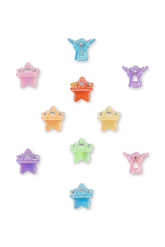 Konges Sløjd Ukosnice za kosu za djecu 10 PACK MINI STAR HAIR CLAWS KS105825.9BY2 šarena AW26