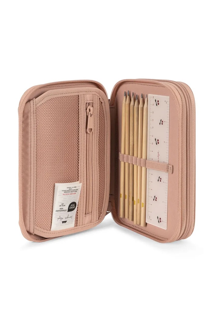 Konges Sløjd piórnik dziecięcy CLOVER PENCIL CASE różowy KS105702.9BY2