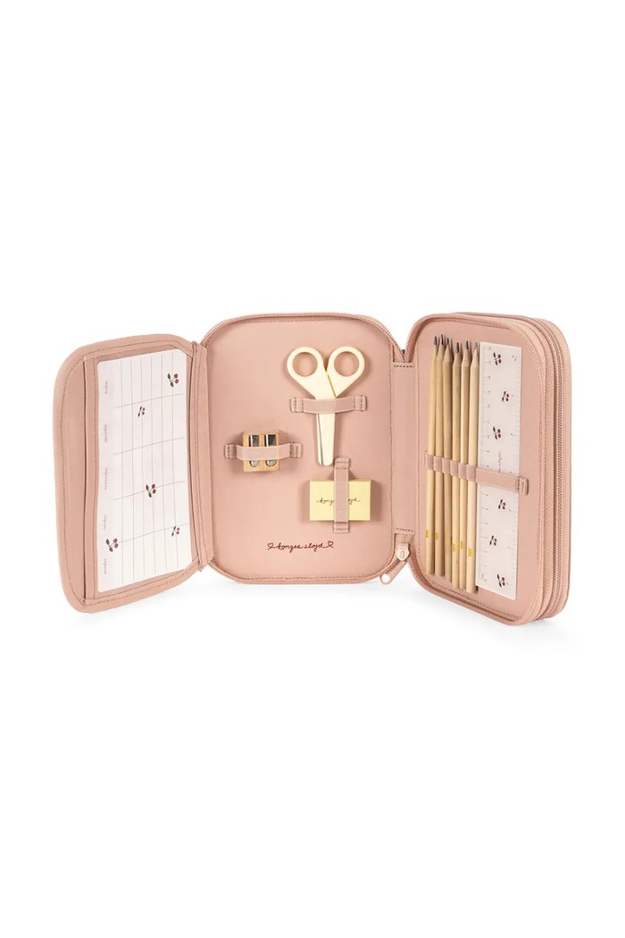 Konges Sløjd piórnik dziecięcy CLOVER PENCIL CASE KS105702.9BY2 różowy
