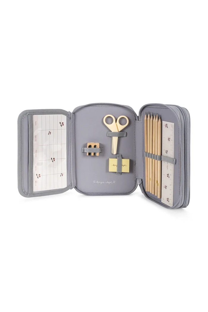Konges Sløjd piórnik dziecięcy CLOVER PENCIL CASE KS105702.9BY2 niebieski