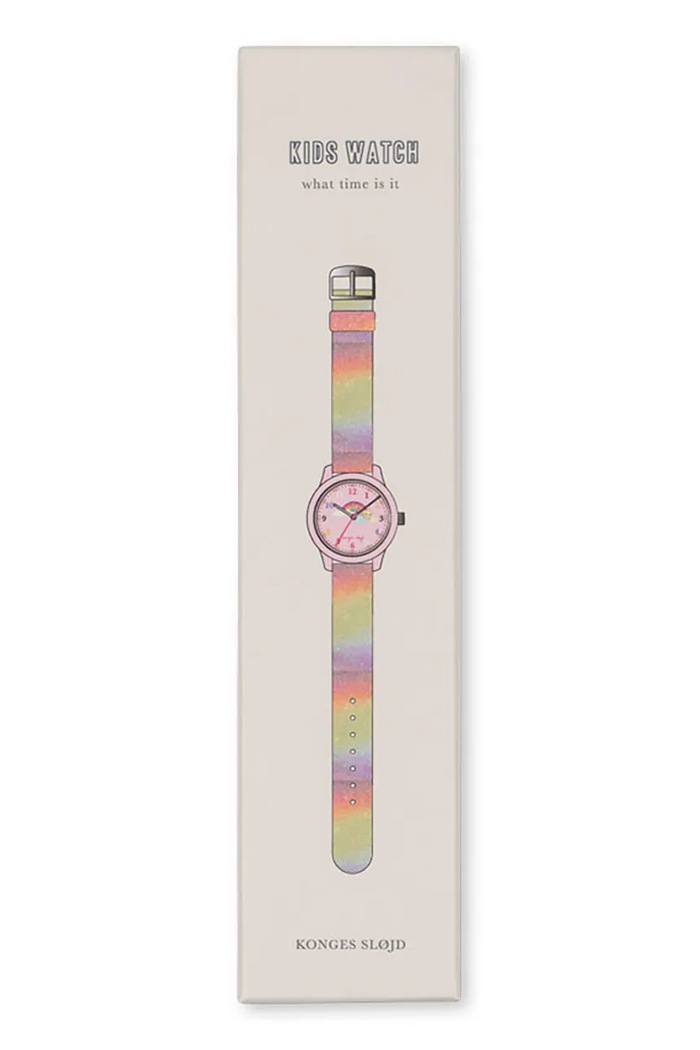 Ρολόι παιδικό KIDS WATCH RAINBOW Konges Sløjd KS106062.9BY2 πολύχρωμο