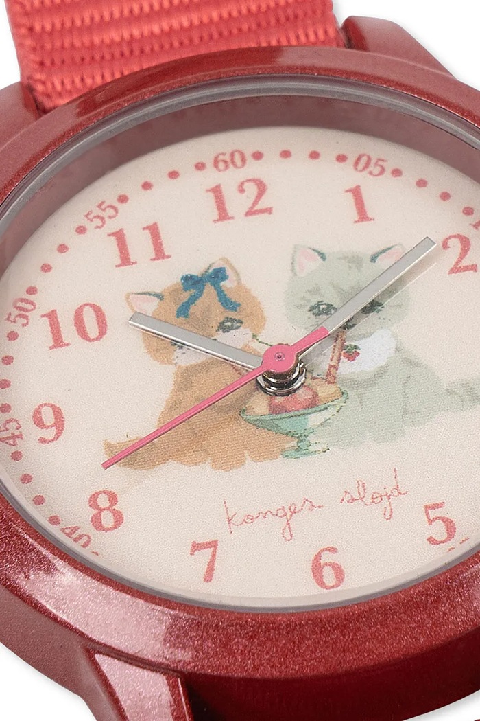 Αγορίστικα Konges Sløjd Ρολόι παιδικό KIDS WATCH KS106060.9BY2 κόκκινο