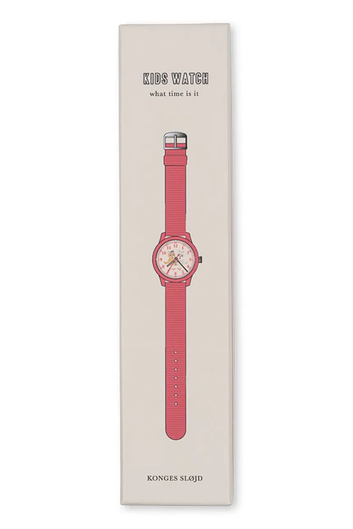 Ρολόι παιδικό KIDS WATCH Konges Sløjd κόκκινο KS106060.9BY2