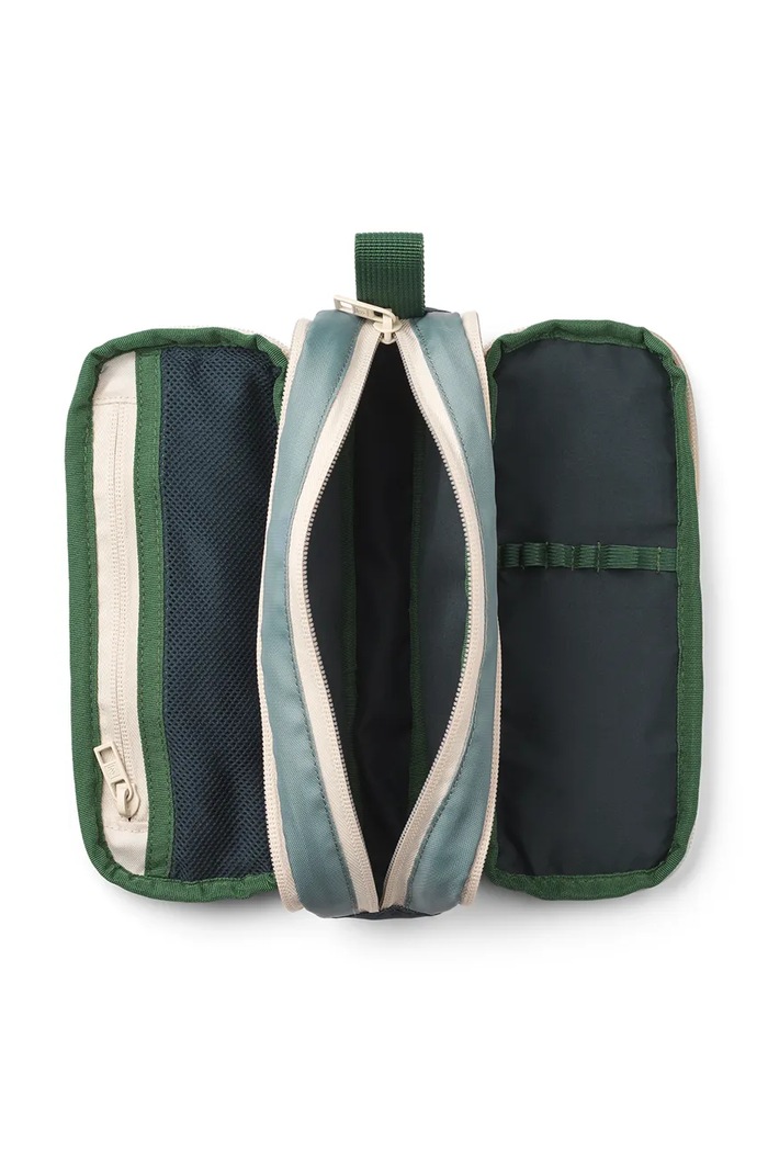 Chłopiec Liewood piórnik dziecięcy Cindy Pencil Case LW20980.9BY2 zielony