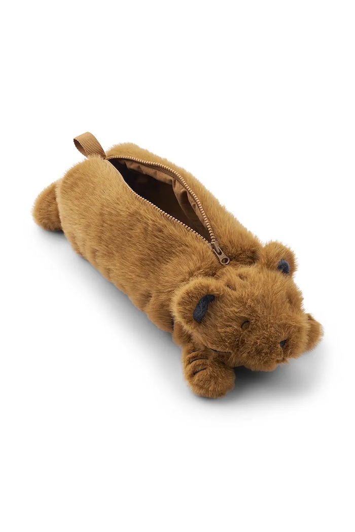 Liewood piórnik dziecięcy Dalina Tiger Plush Pouch LW20979.9BY2 brązowy AW26