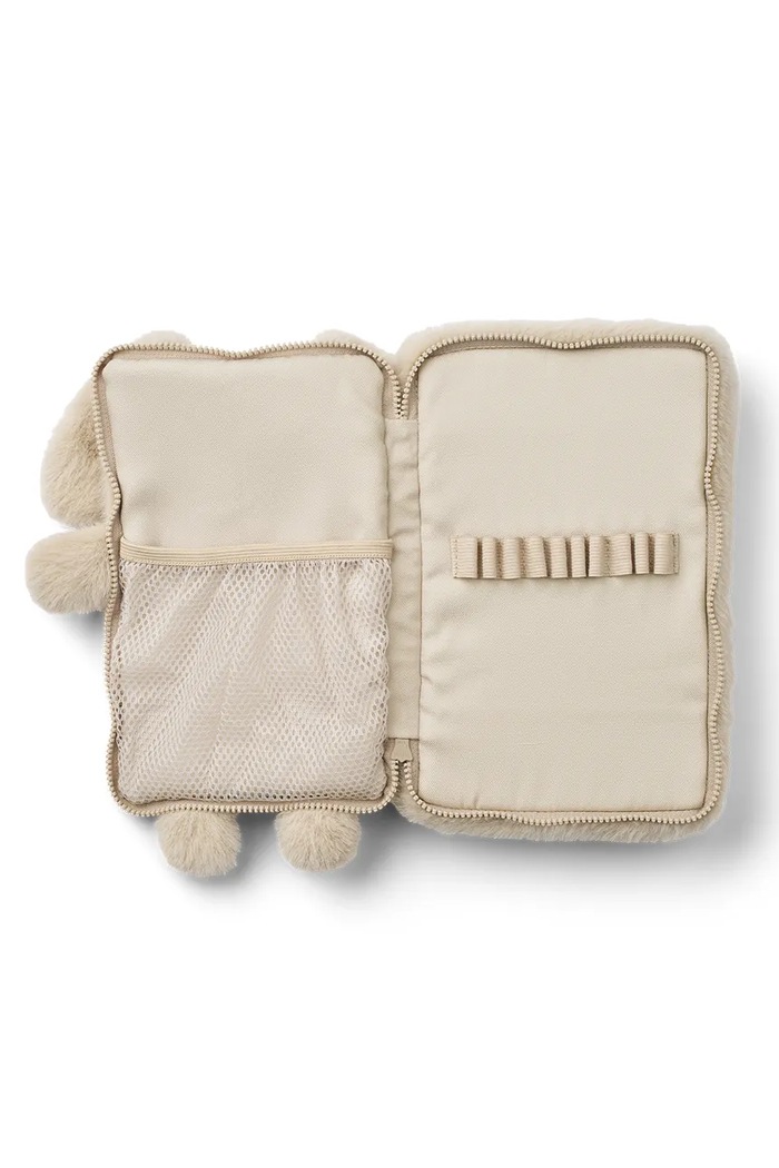 Chłopiec Liewood piórnik dziecięcy Shannon Rabbit Plush Pencil Case LW20871.9BY2 beżowy