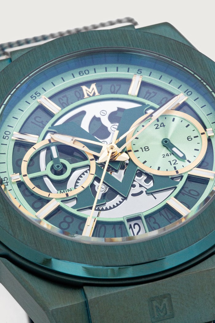 MONTIGNAC Zegarek męski ORIGINE MOW1309 zielony AW26