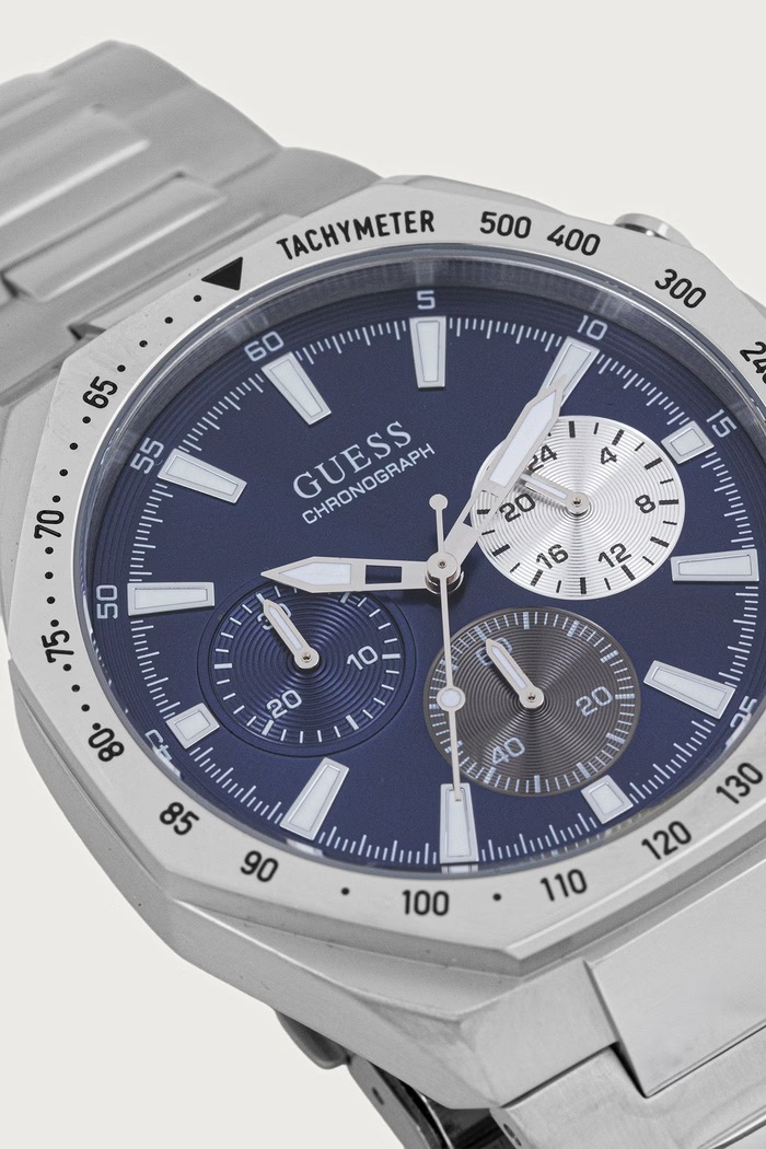 Guess Zegarek męski GW1122G1 srebrny AW26