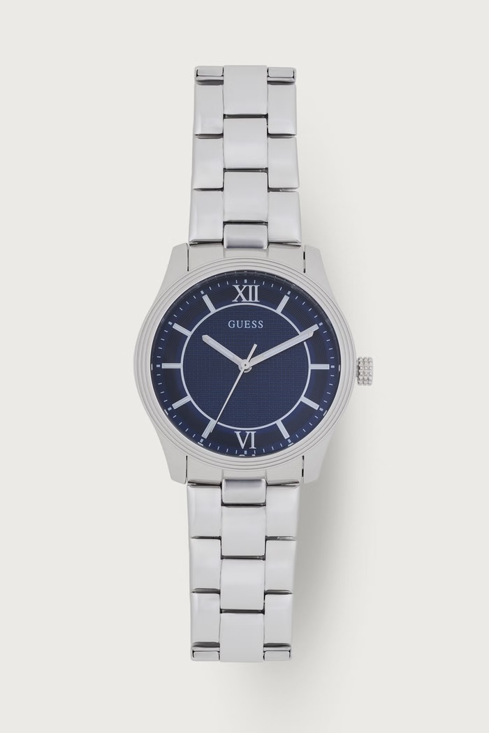 Guess Zegarek męski srebrny GW1127G1