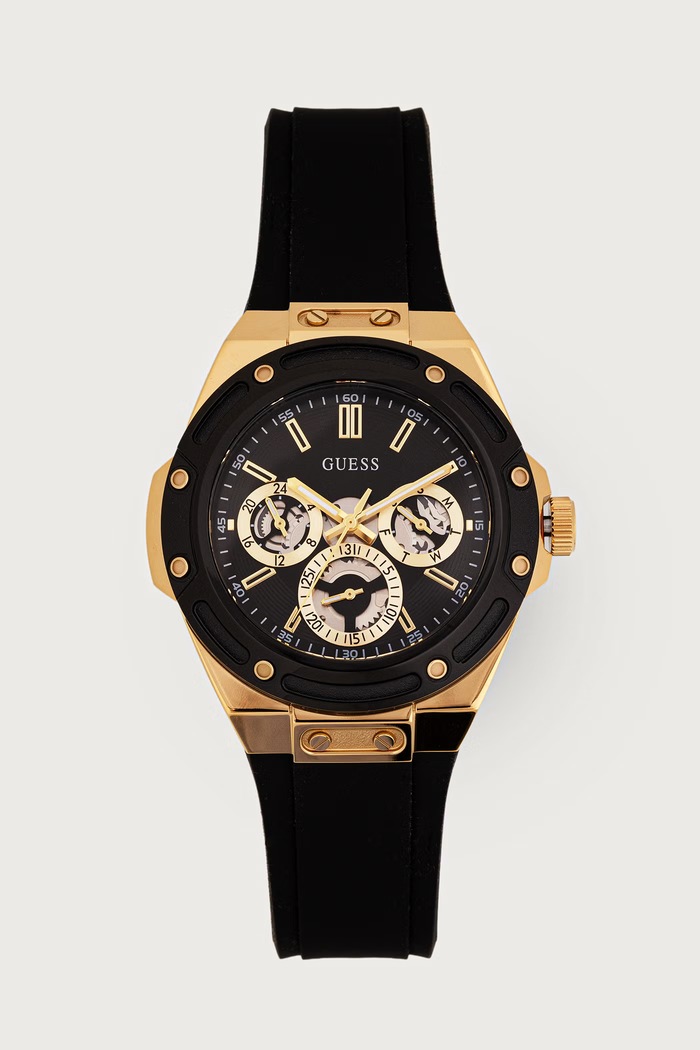Guess Zegarek męski złoty GW1132G2