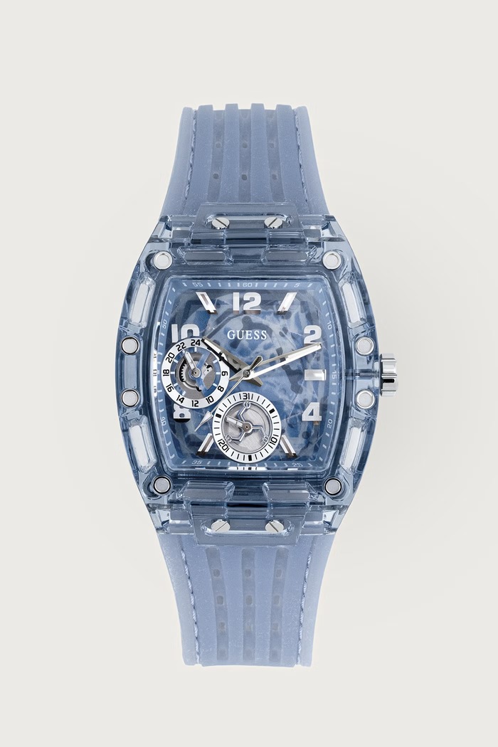 Guess Zegarek męski niebieski GW1147G1
