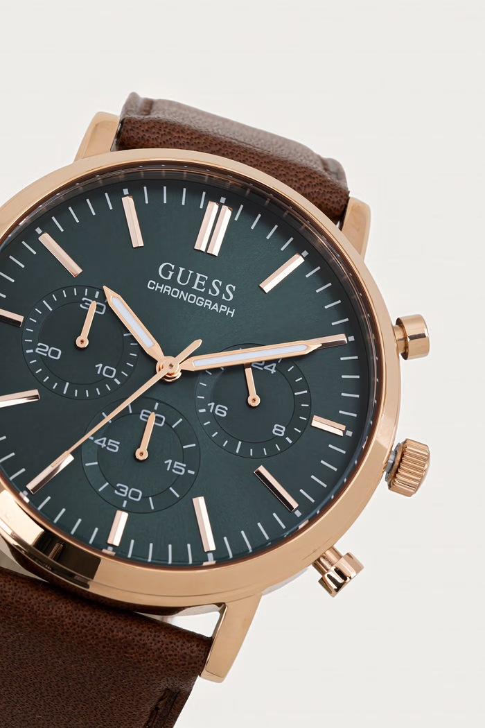Guess Zegarek męski GW1154G5 złoty AW26