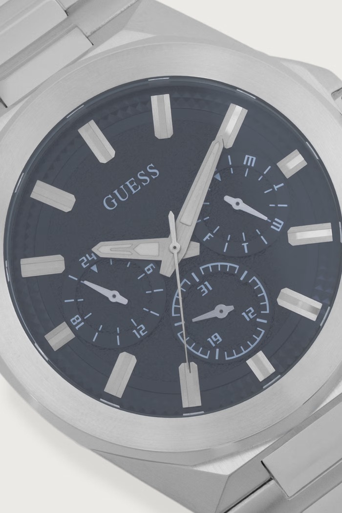 Akcesoria Guess Zegarek męski DASHBOARD GW0798G1 srebrny