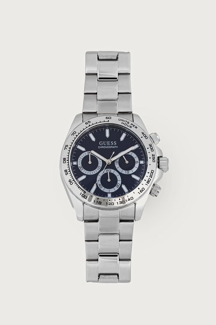 Guess Zegarek męski ARTHUR srebrny GW1058G7