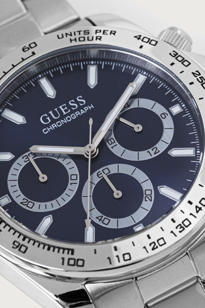 Guess Zegarek męski ARTHUR GW1058G7 srebrny AW26