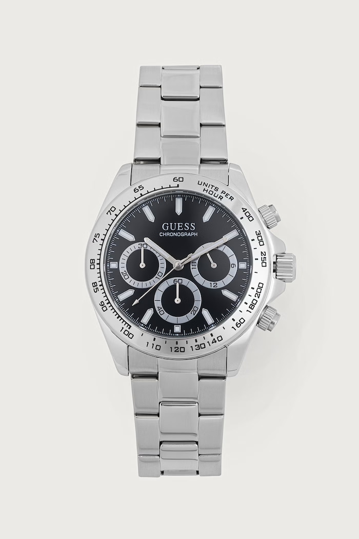 Guess Zegarek męski ARTHUR srebrny GW1058G8