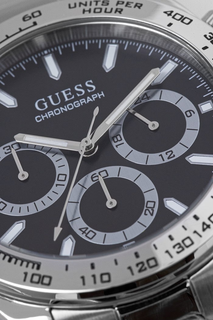 Guess Zegarek męski ARTHUR GW1058G8 srebrny AW26