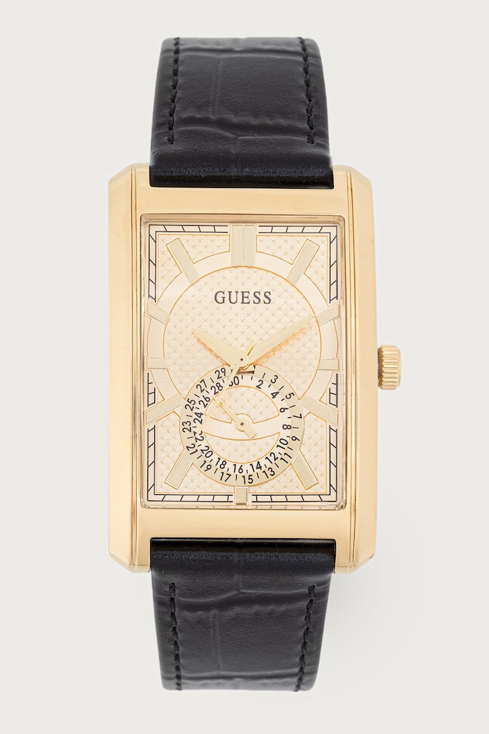 Guess Zegarek męski HUGH złoty GW1152G2