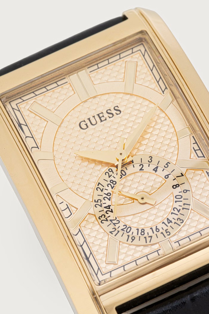 Akcesoria Guess Zegarek męski HUGH GW1152G2 złoty