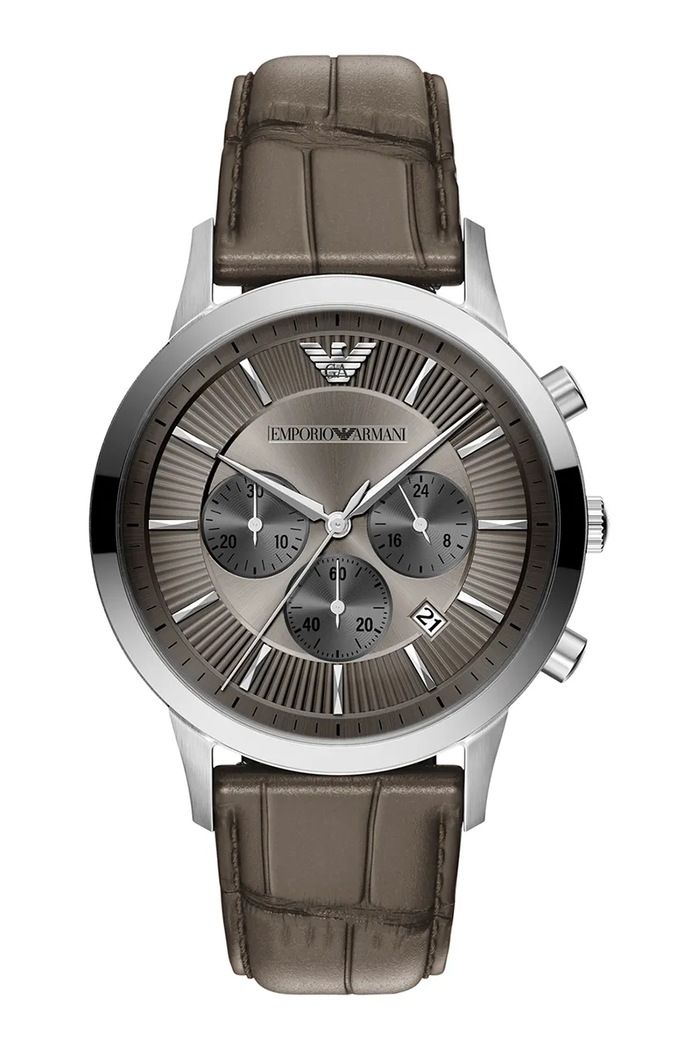 Emporio Armani Zegarek męski Iconico srebrny AR11821