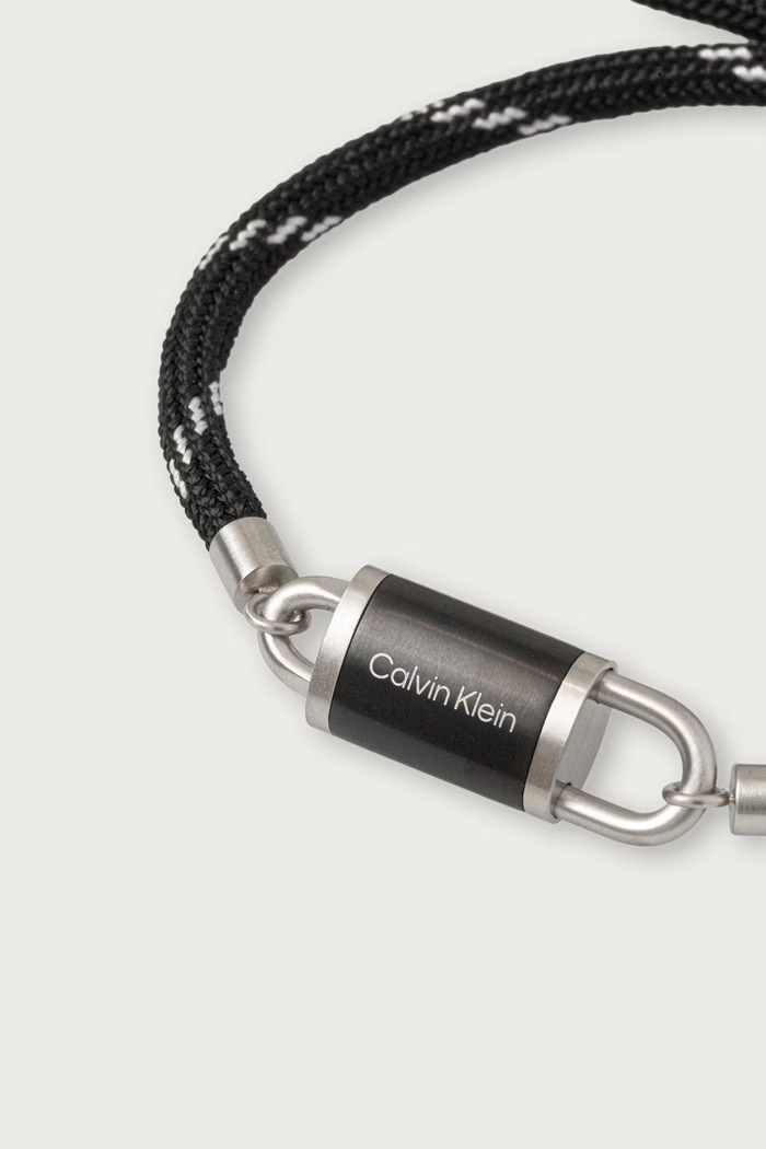 Calvin Klein Náramok pánsky CK Interlock 35100119 čierna AW26