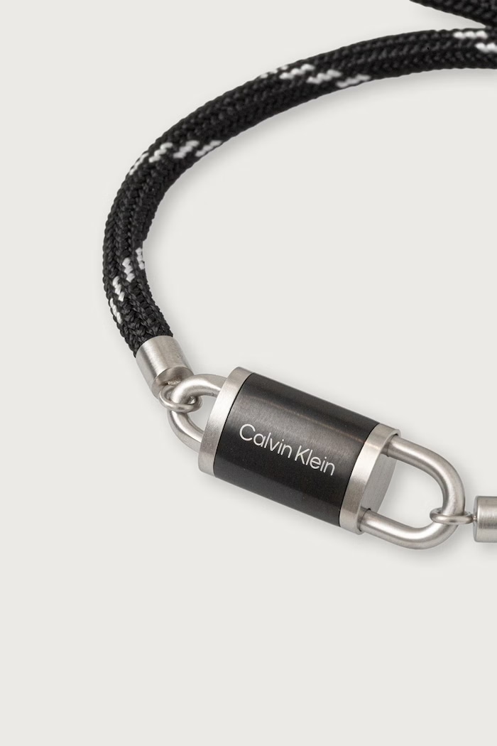 Calvin Klein Náramok pánsky CK Interlock 35100119 čierna AW26