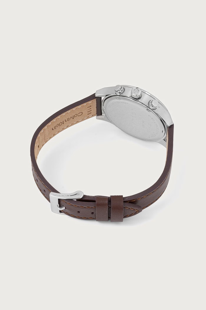 Calvin Klein Zegarek męski Modern Vintage 25200597 srebrny AW26