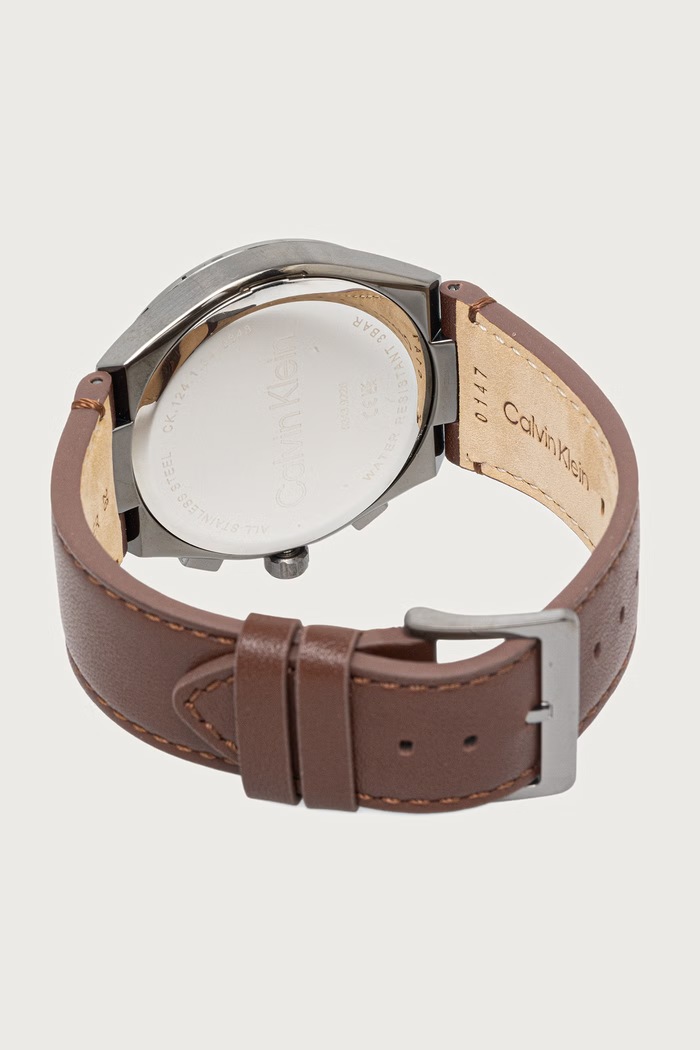 Akcesoria Calvin Klein Zegarek męski Distinguish Skeleton 25200576 szary