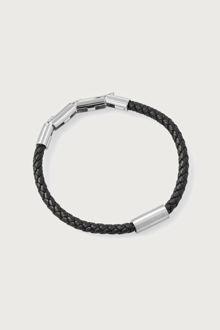 Trussardi Bransoletka męska czarny TJAXZ28