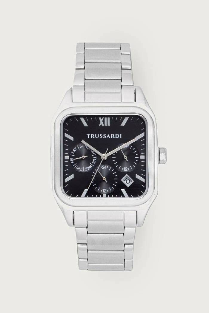 Trussardi Zegarek męski srebrny R2453177002
